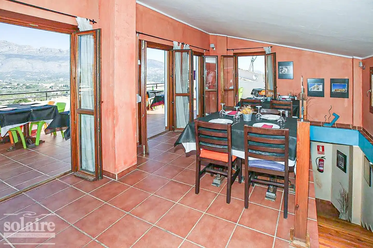 Comedor de Finca rústica en venta en Altea con Aire acondicionado, Terraza y Trastero