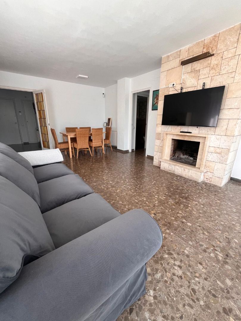 Living room of Flat to rent in Sant Vicenç de Montalt  with Heating, Furnished and Oven