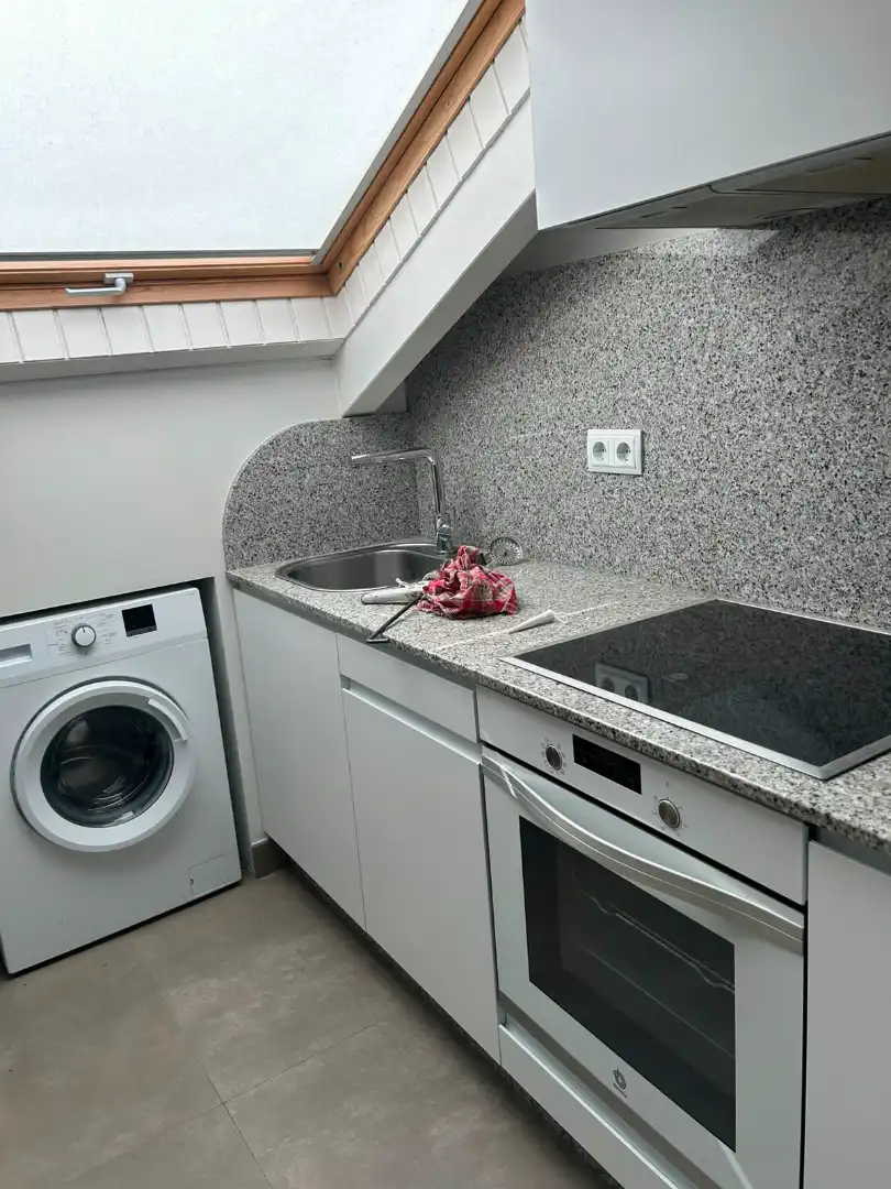 Kitchen of Flat for rent in Santiago de Compostela   with Furnished