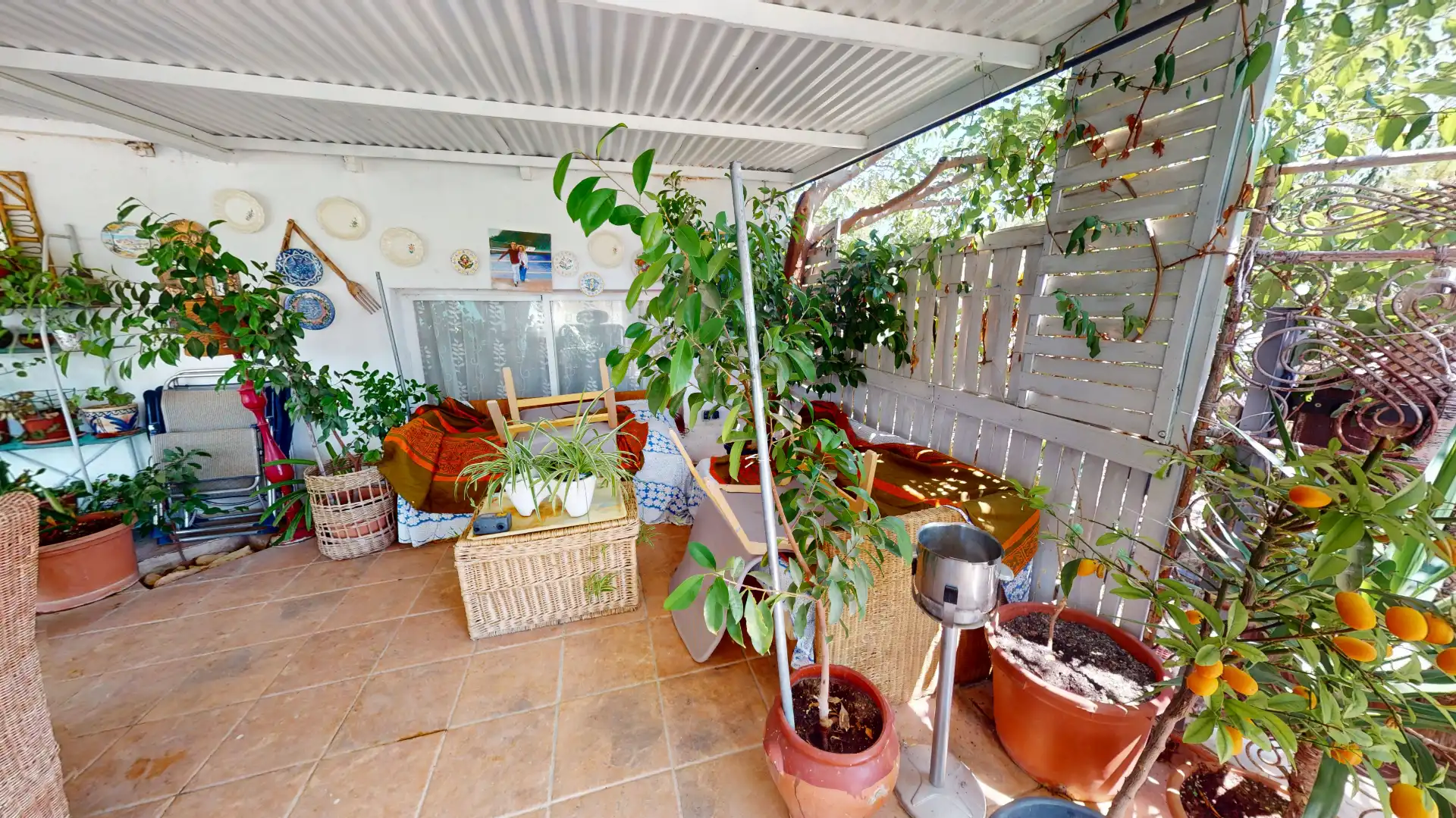 Jardí de Casa o xalet en venda en Biar amb Aire condicionat, Jardí privat i Piscina