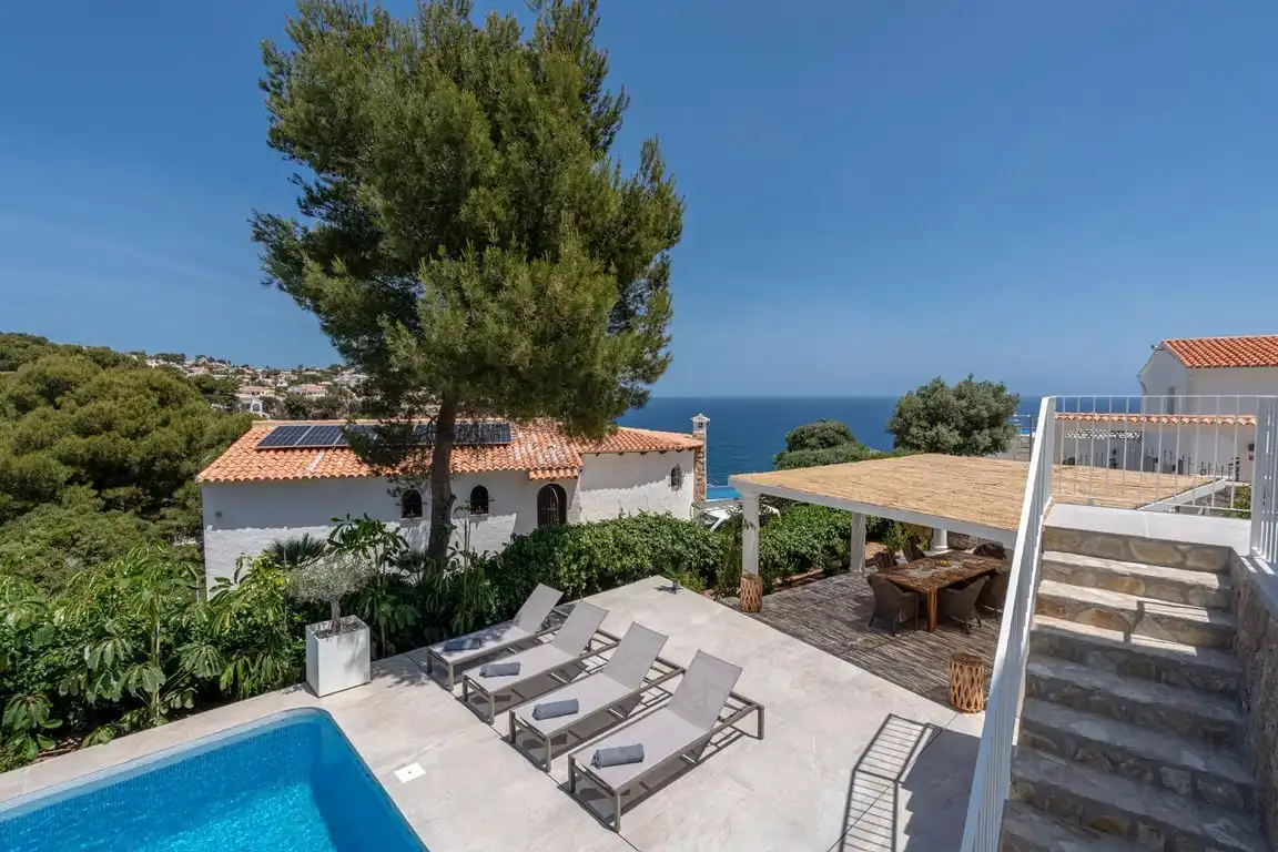 Terraza de Casa o chalet de alquiler en Jávea / Xàbia con Aire acondicionado, Trastero y Piscina