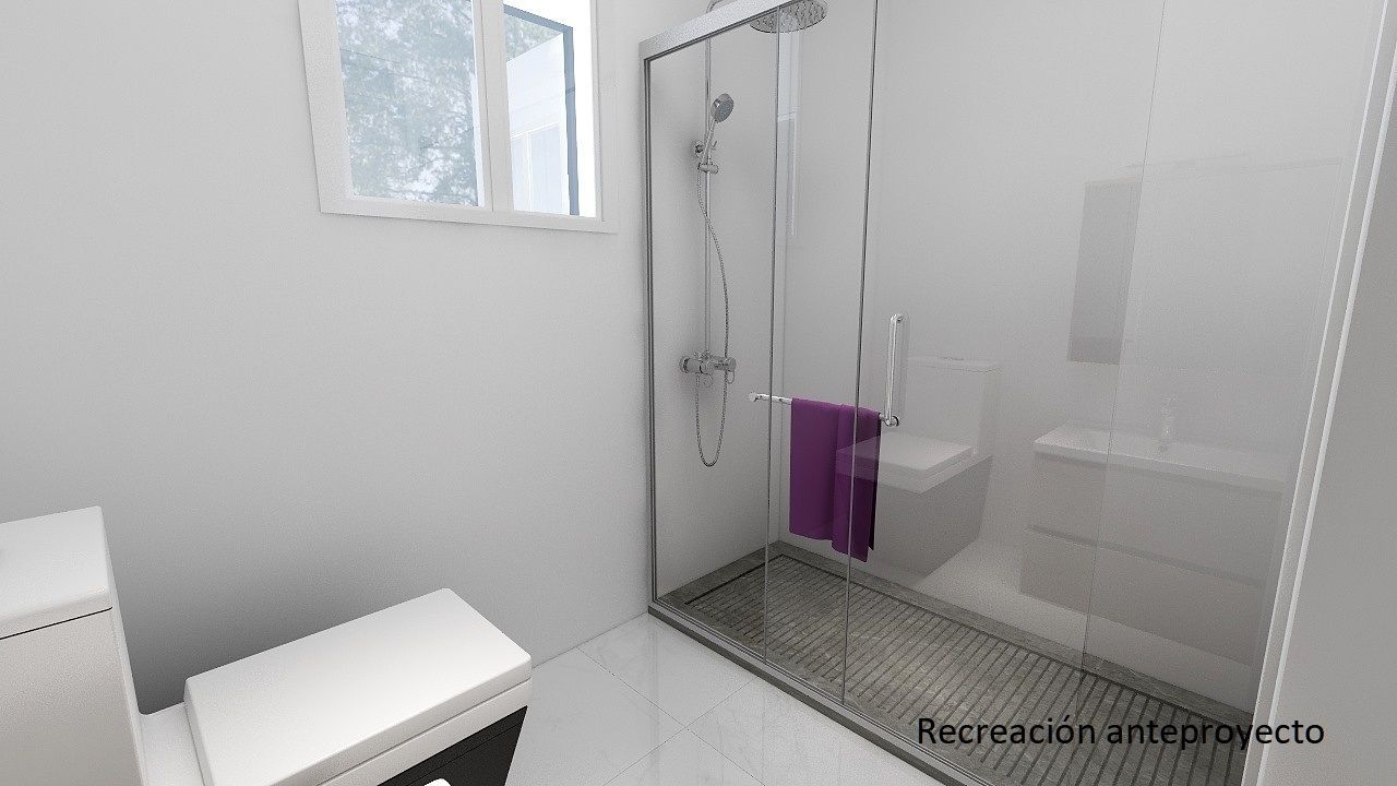 Bathroom of Flat for sale in Badajoz Capital  with Air Conditioner, Heating and Terrace