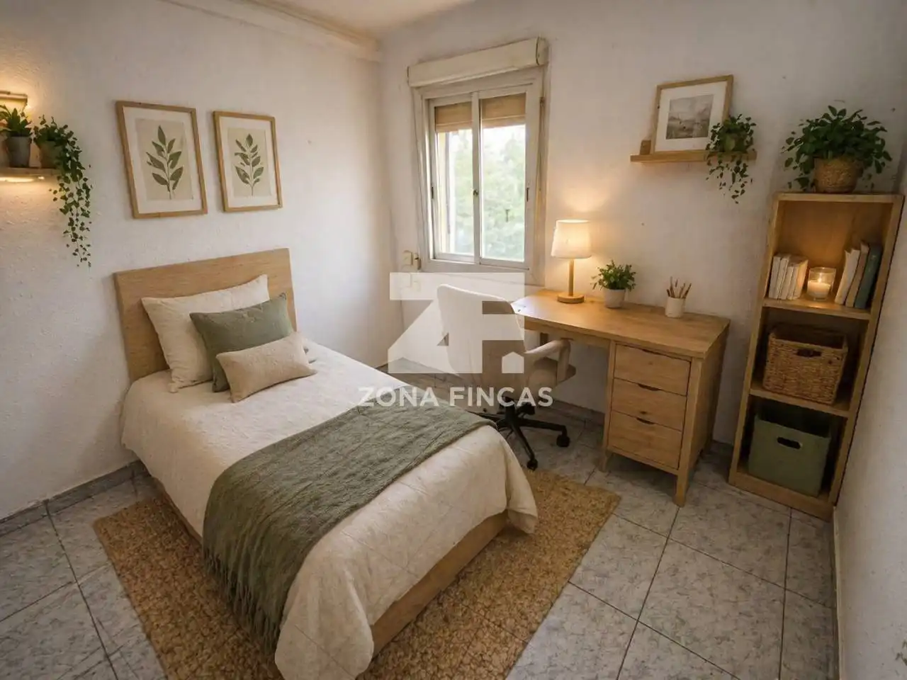 Bedroom of Flat for sale in Santa Coloma de Gramenet  with Air Conditioner and Balcony