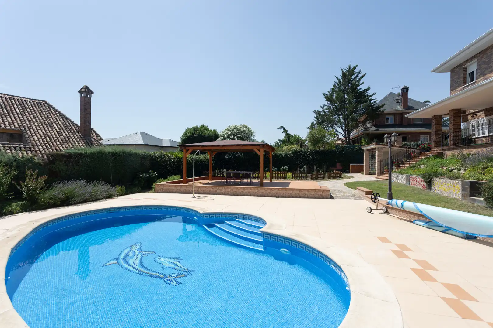 Piscina de Casa o xalet en venda en Villanueva del Pardillo amb Calefacció, Jardí privat i Piscina