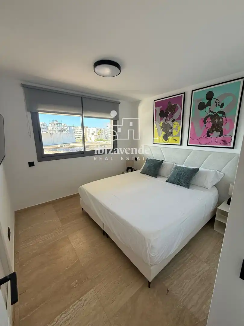 Bedroom of Flat for rent in Eivissa  with Air Conditioner, Heating and Terrace