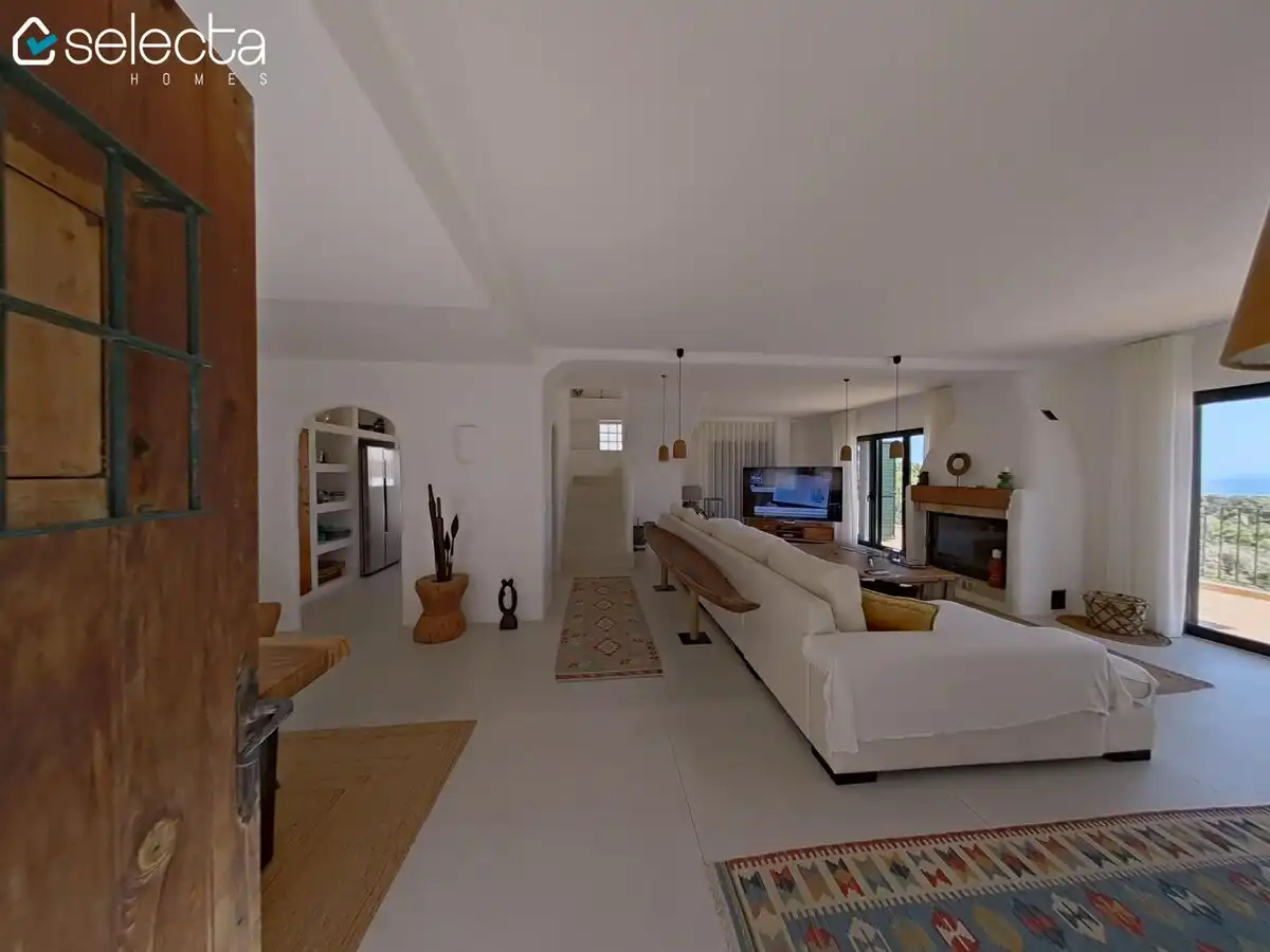Wohnzimmer von Haus oder Chalet zum Verkauf in Dénia mit Klimaanlage, Heizung und Terrasse