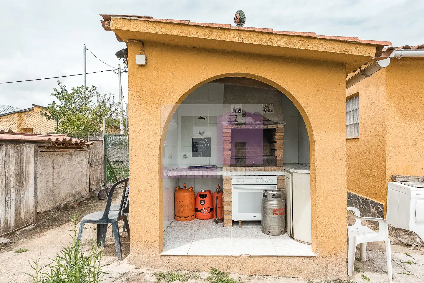 Kitchen of Houses for sale in Caldes de Malavella  with Air Conditioner, Heating and Private garden