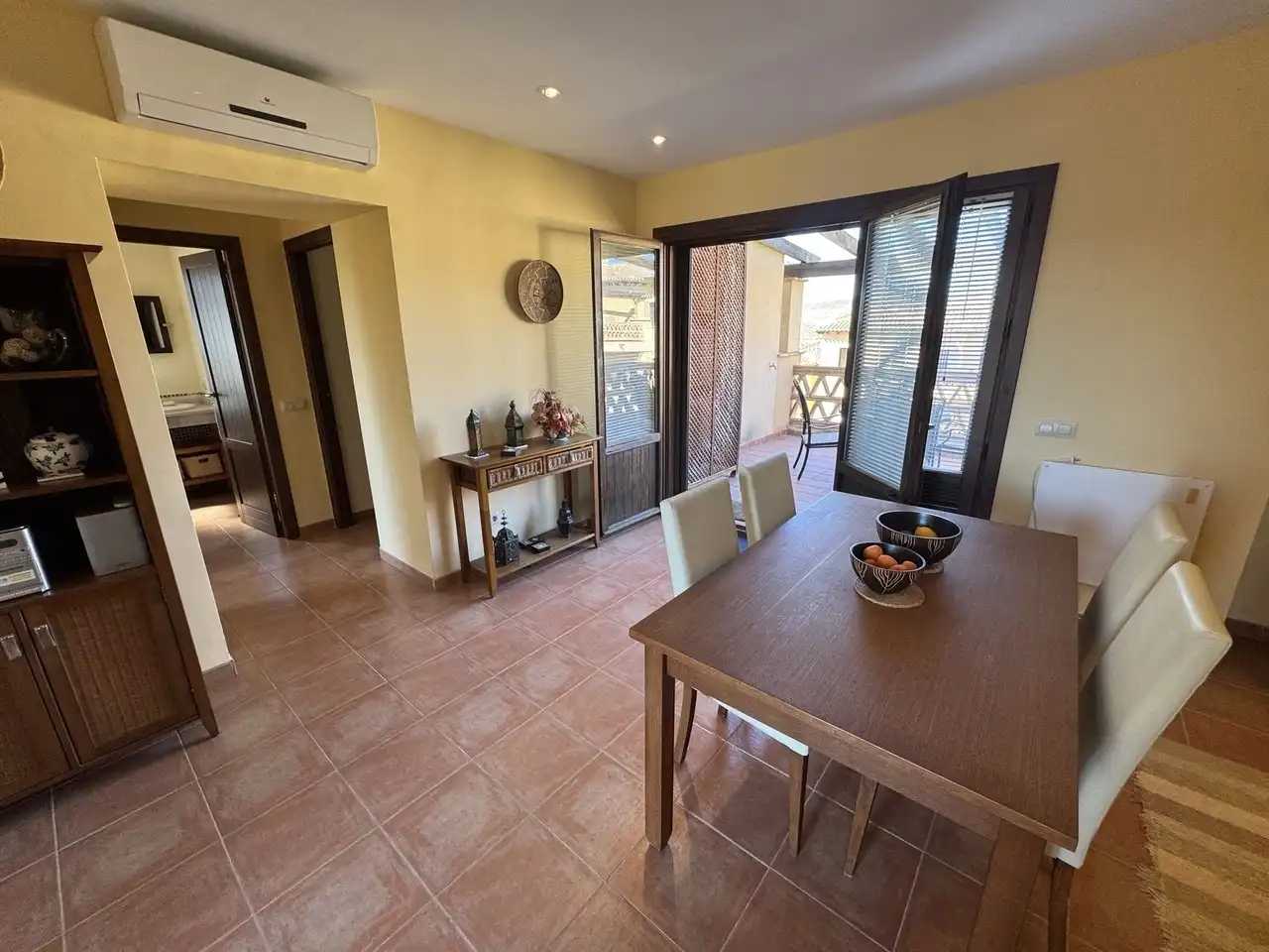 Dining room of Apartments for sale in Vera  with Air Conditioner, Terrace and Swimming Pool