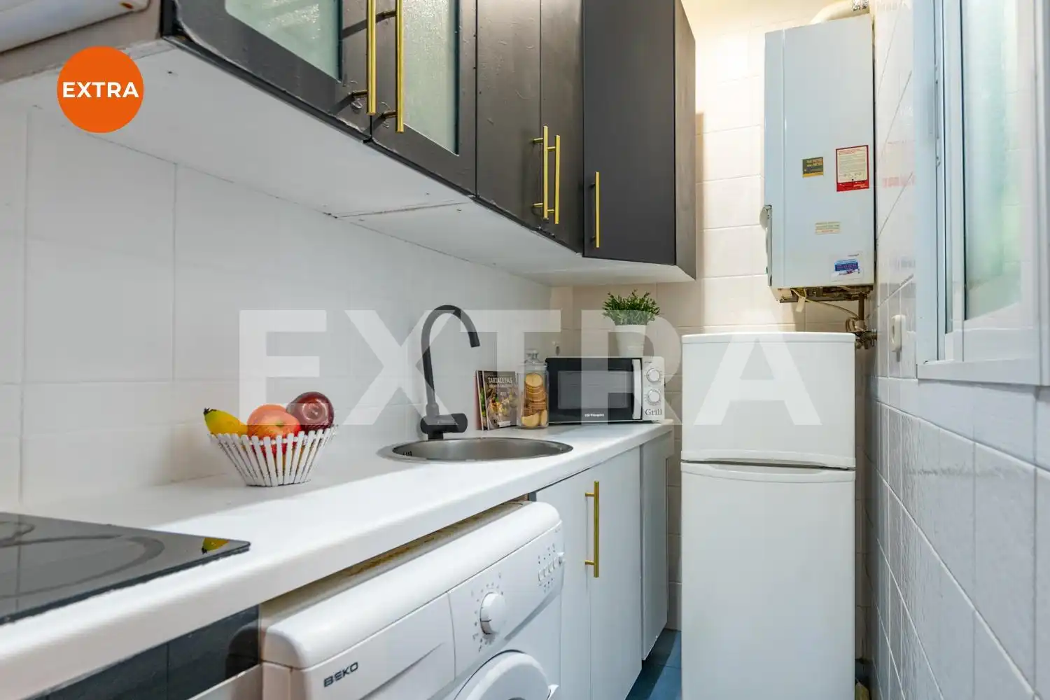 Küche von Wohnung zum Verkauf in Madrid mit Klimaanlage, Heizung und Balkon