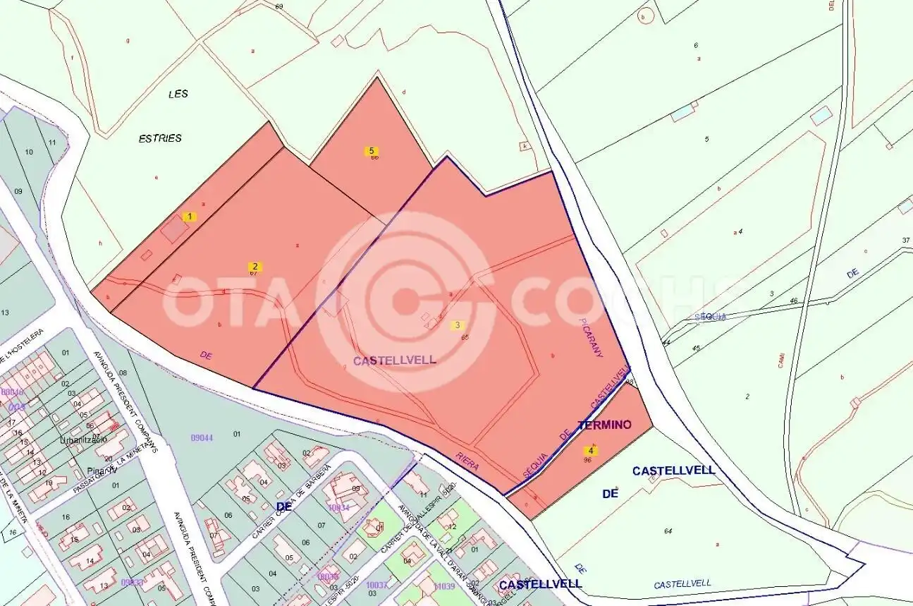 Finca rústica en venta en Castellvell del Camp