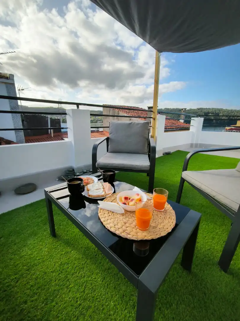 Terraza de Dúplex en venta en Cedeira con Parquet, Terraza y Amueblado