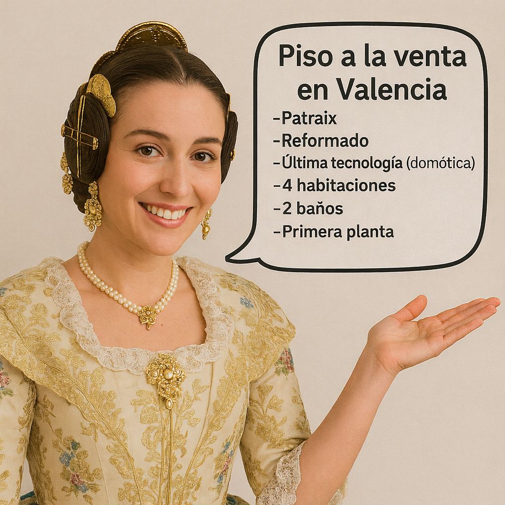 Garden of Flat for sale in  Valencia Capital  with Air Conditioner, Furnished and Oven