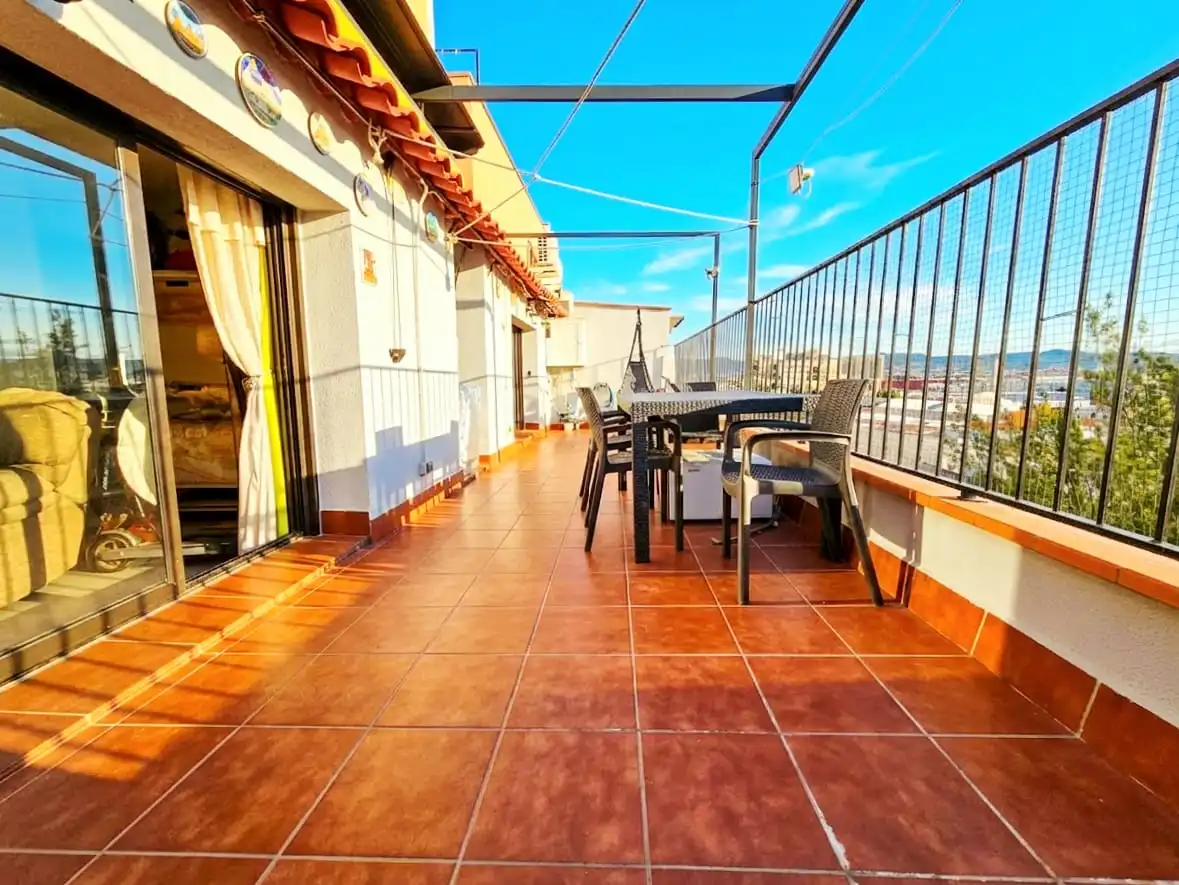 Terrace of Flat for sale in El Prat de Llobregat  with Air Conditioner, Heating and Parquet flooring