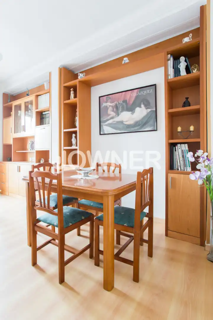 Dining room of Flat for rent in Madrid  with Air Conditioner, Heating and Terrace