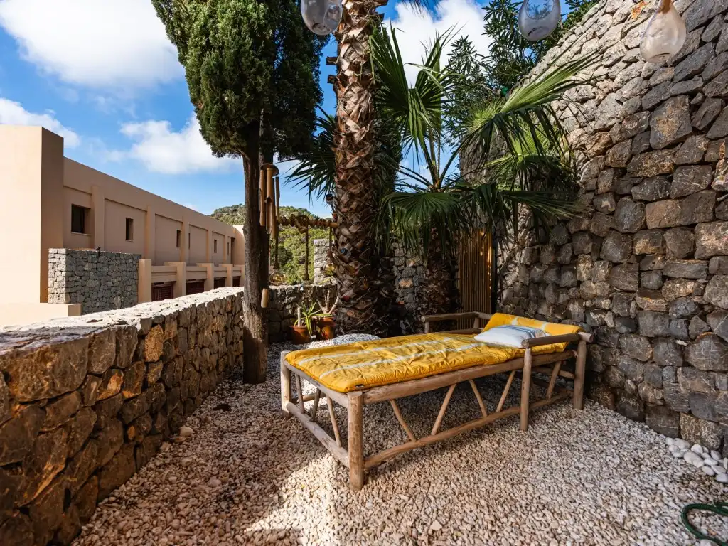 Terraza de Apartamento en venta en Sant Josep de sa Talaia con Calefacción y Jardín privado
