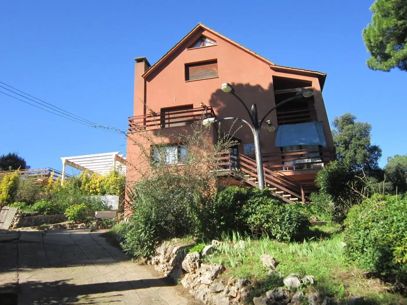 Vista exterior de Casa o chalet en venta en Sant Pere de Vilamajor con Calefacción, Jardín privado y Terraza