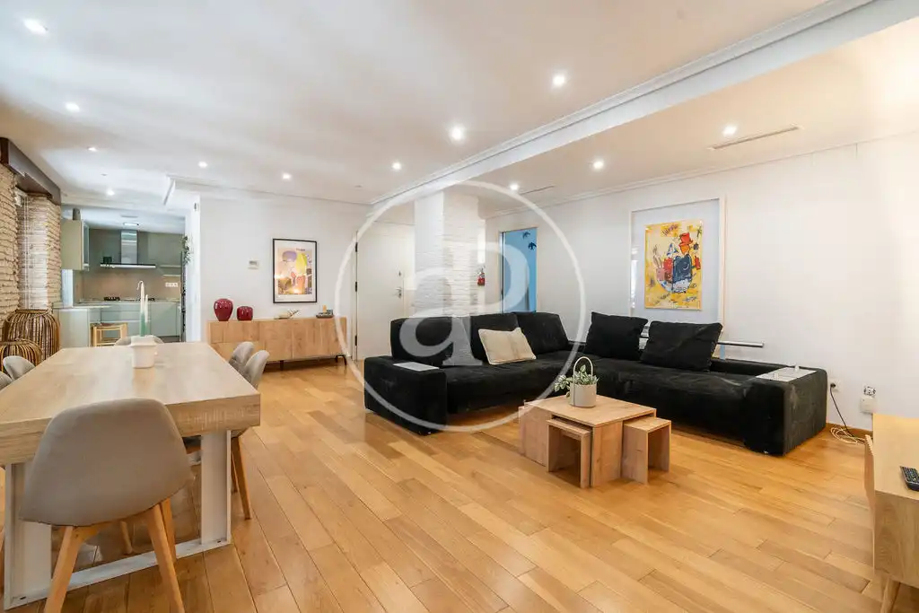 Sala de estar de Piso de alquiler en Valencia con Aire acondicionado, Calefacción y Terraza
