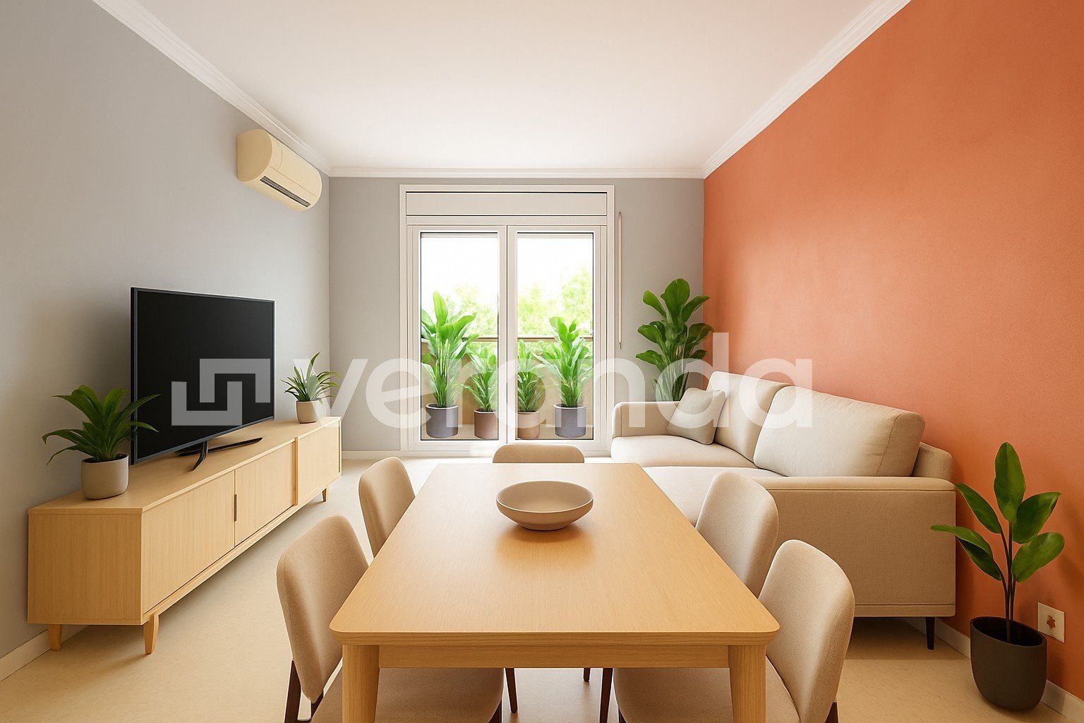 Living room of Flat for sale in Ripollet  with Air Conditioner, Heating and Storage room