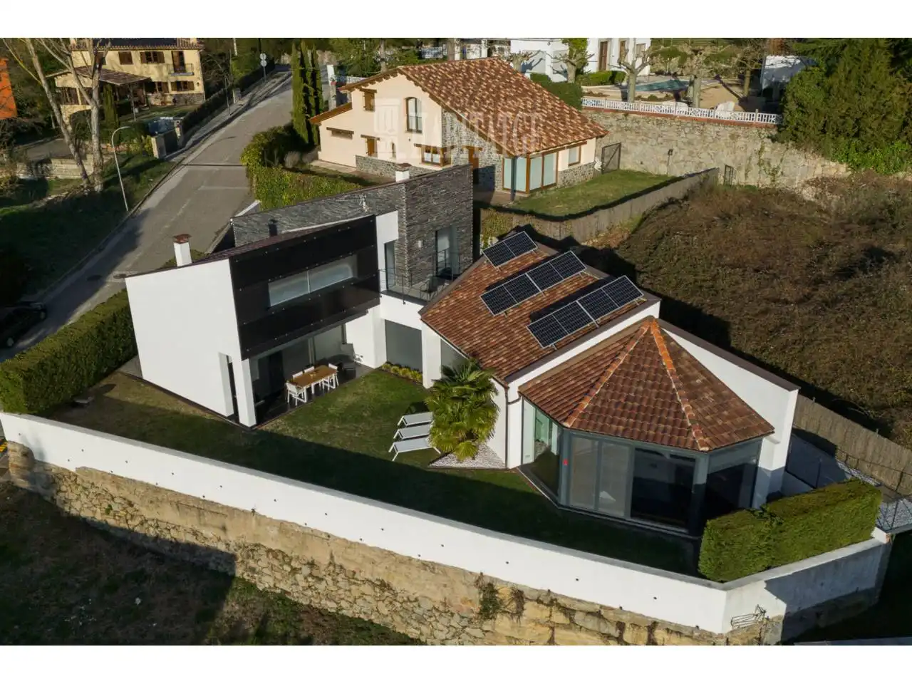 Vista exterior de Casa o chalet en venta en Viladrau con Aire acondicionado, Calefacción y Jardín privado