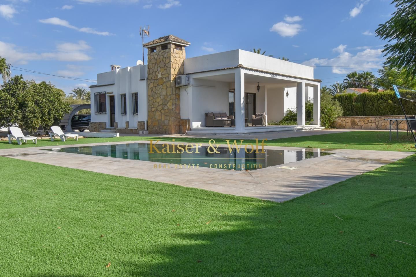 Exterior view of House or chalet for sale in Elche / Elx  with Private garden, Terrace and Swimming Pool
