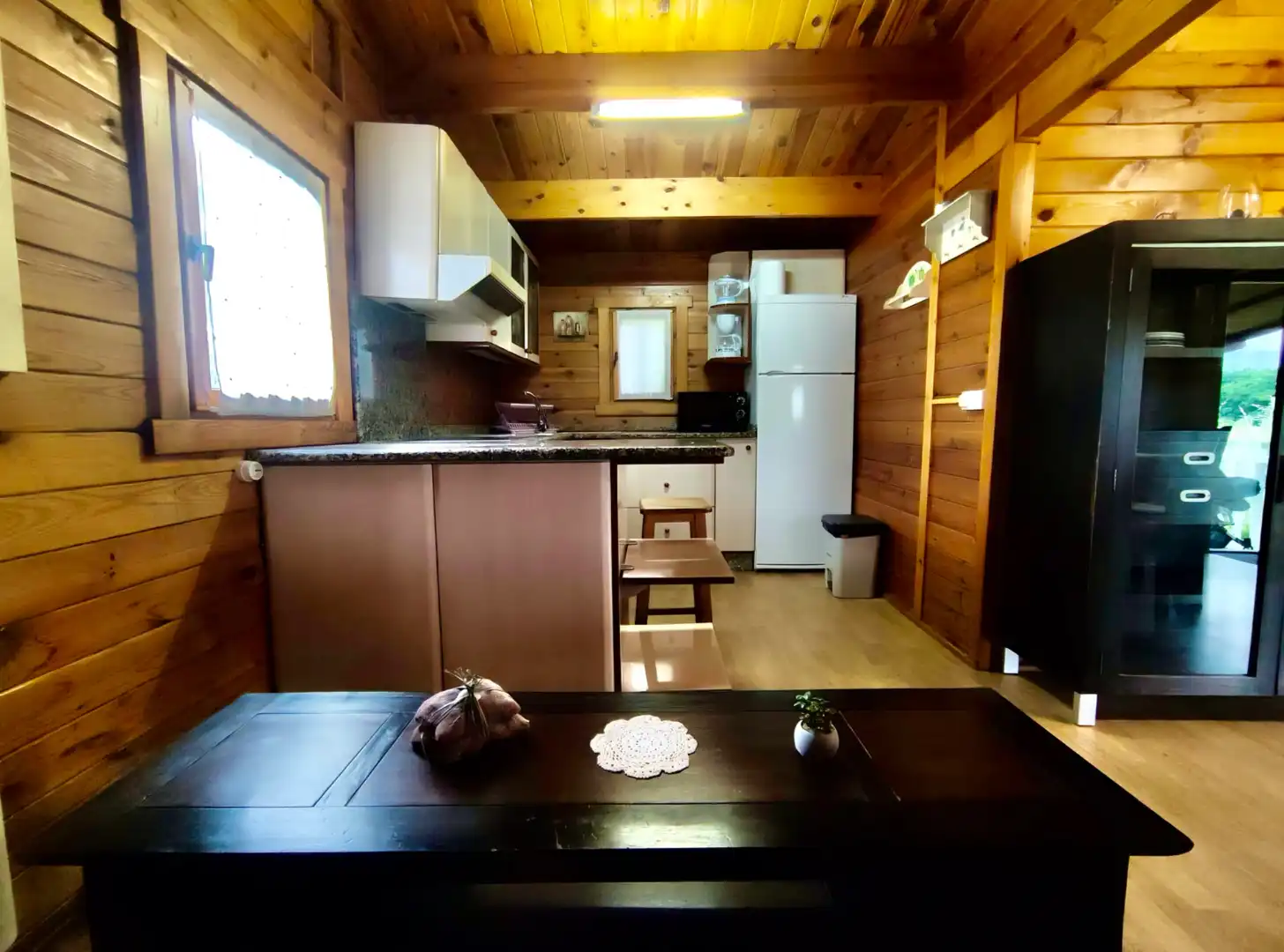 Cocina de Casa o chalet en venta en Barreiros con Calefacción, Jardín privado y Parquet