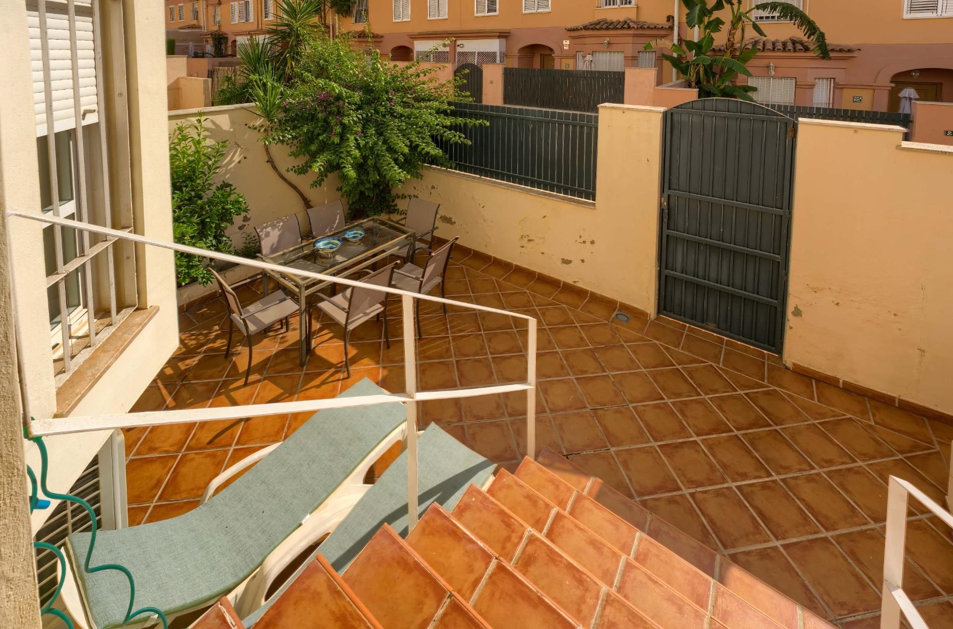 Terrace of Single-family semi-detached for sale in Tomares  with Air Conditioner, Terrace and Storage room