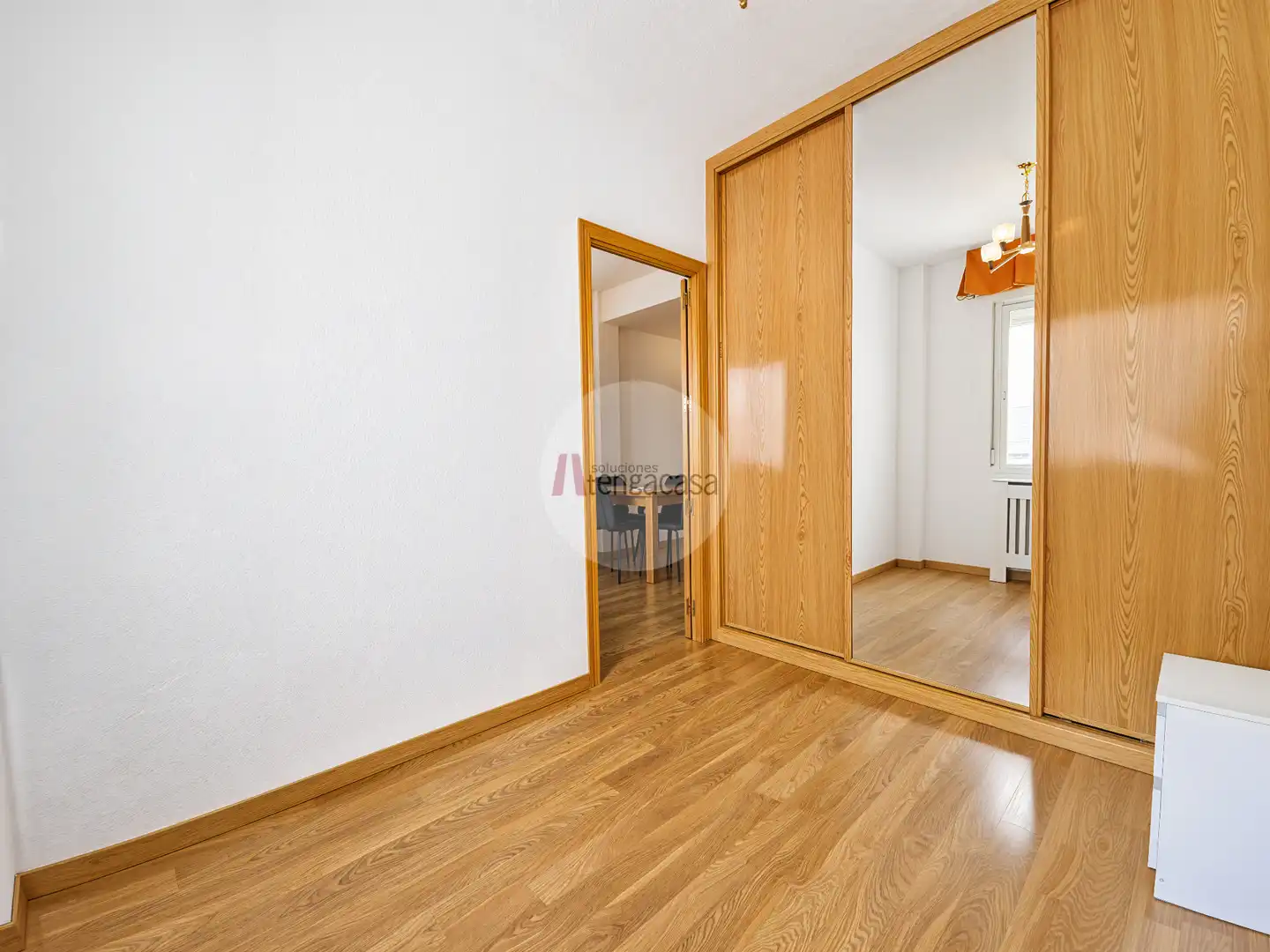Habitación de Apartamento de alquiler en Madrid con Aire acondicionado, Calefacción y Parquet