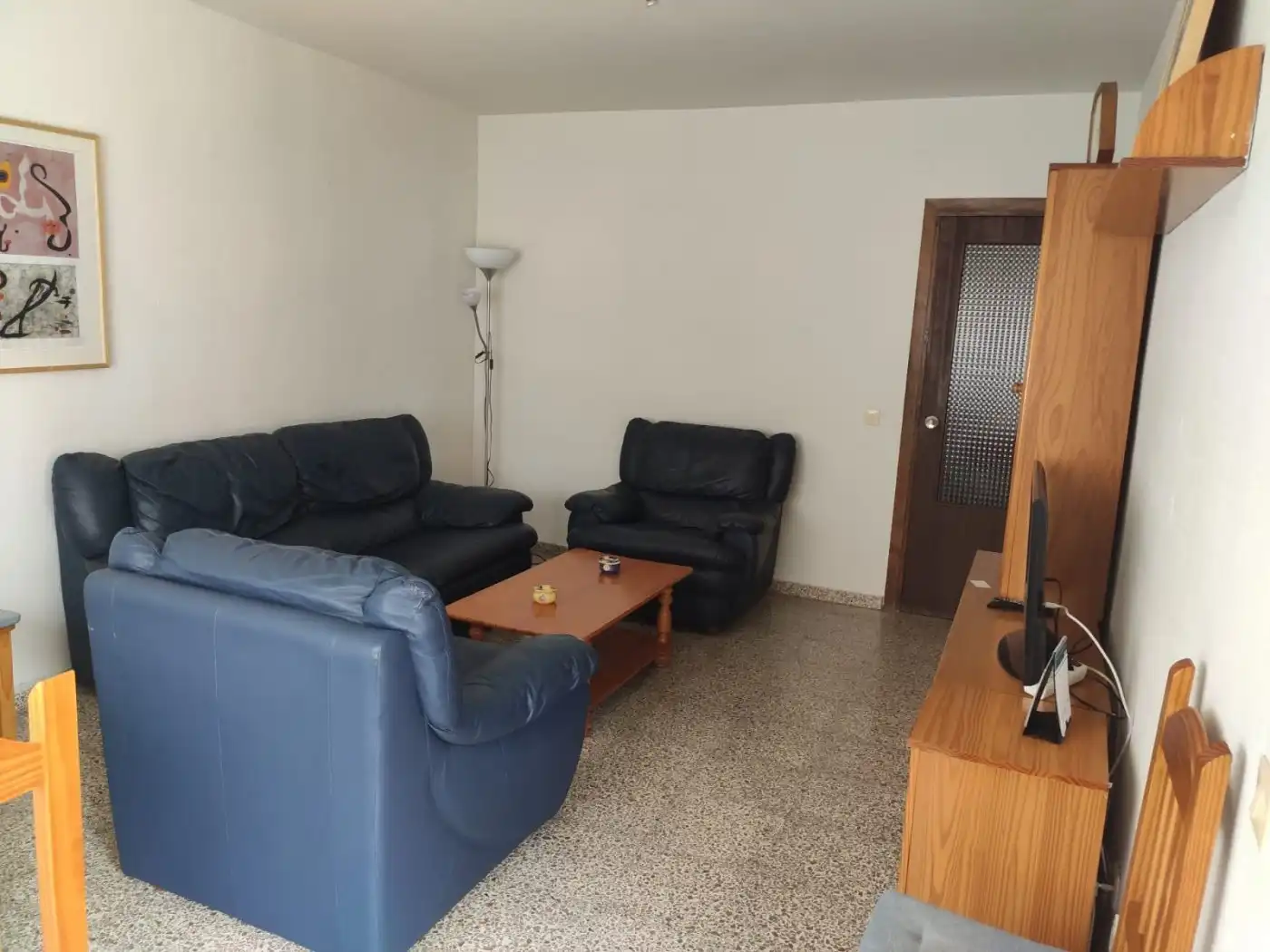 Sala de estar de Piso de alquiler en Plasencia con Terraza, Amueblado y Balcón