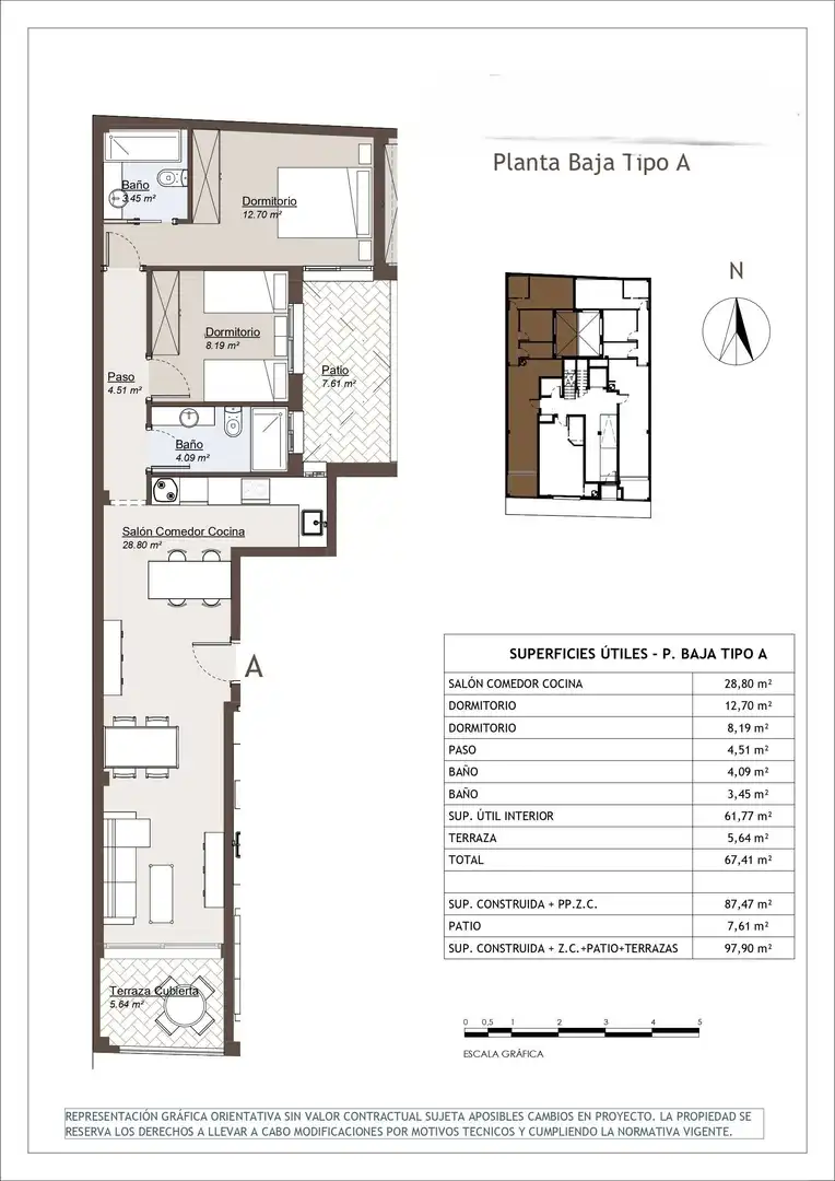 Flat with pool for sale in Playa del Cura, imagen 6