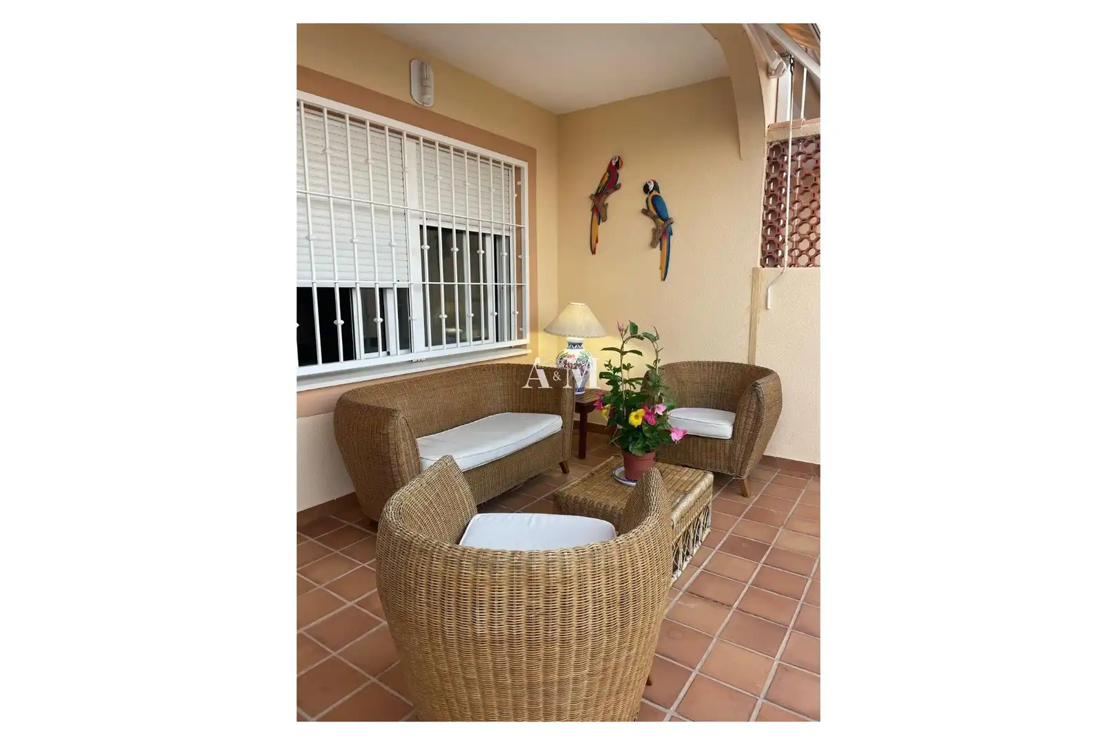 Terrassa de Casa o xalet de lloguer en Orihuela amb Jardí privat, Terrassa i Moblat