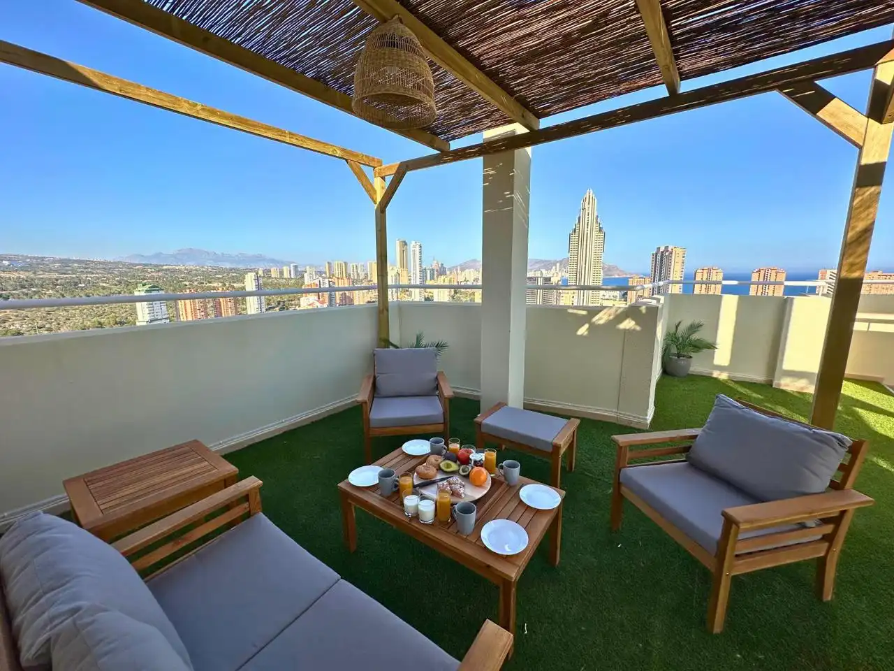 Terraza de Piso en venta en Villajoyosa / La Vila Joiosa con Aire acondicionado, Terraza y Amueblado