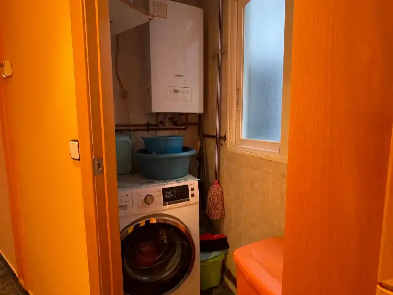 Badezimmer von Wohnung zum Verkauf in Castelldefels mit Klimaanlage und Balkon