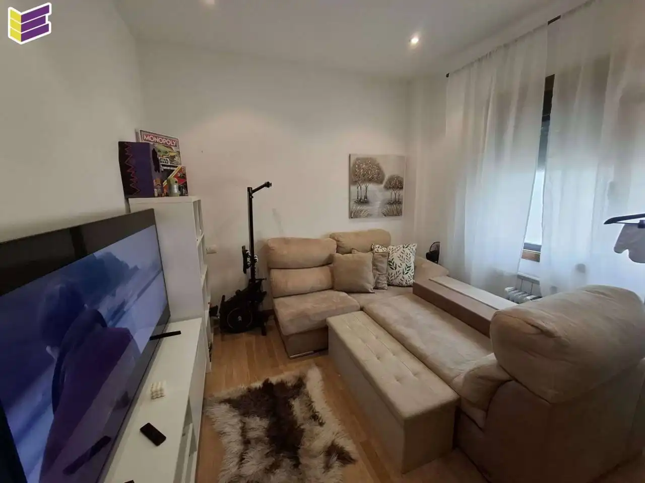 Sala de estar de Piso en venta en O Rosal   con Calefacción, Jardín privado y Terraza