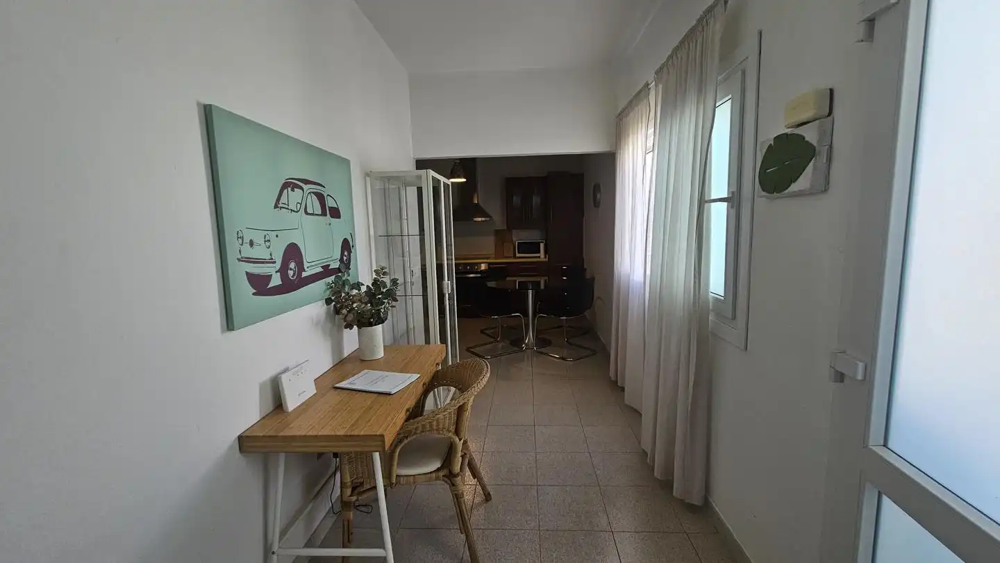 Dining room of Flat for rent in San Bartolomé de Tirajana  with Air Conditioner, Terrace and Furnished