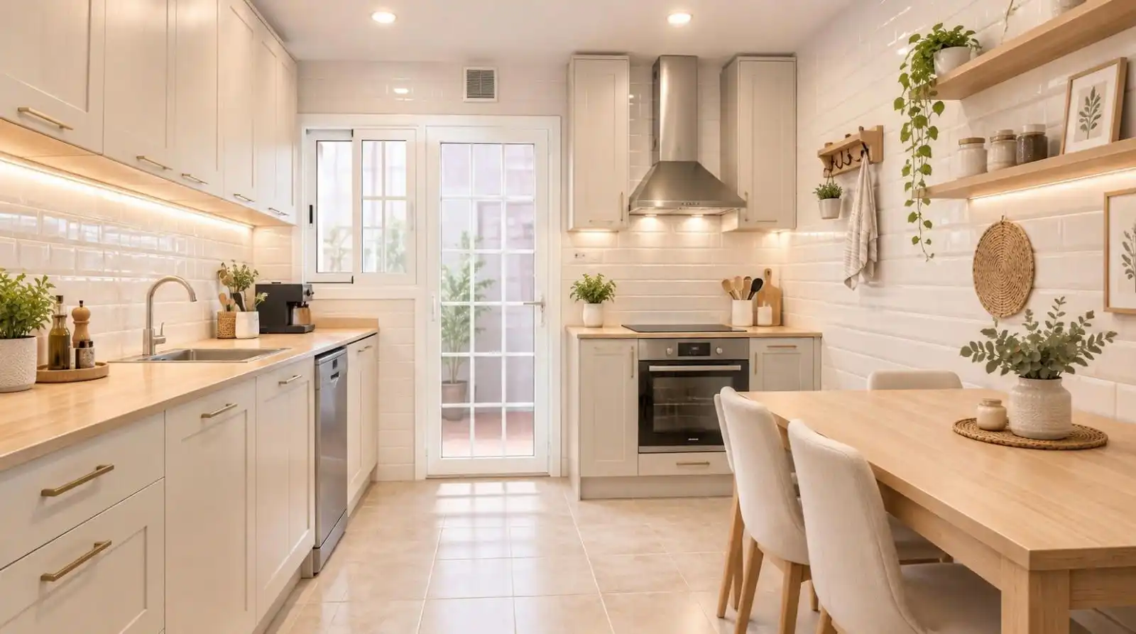 Cocina de Piso en venta en Barcelona con Aire acondicionado, Terraza y Amueblado
