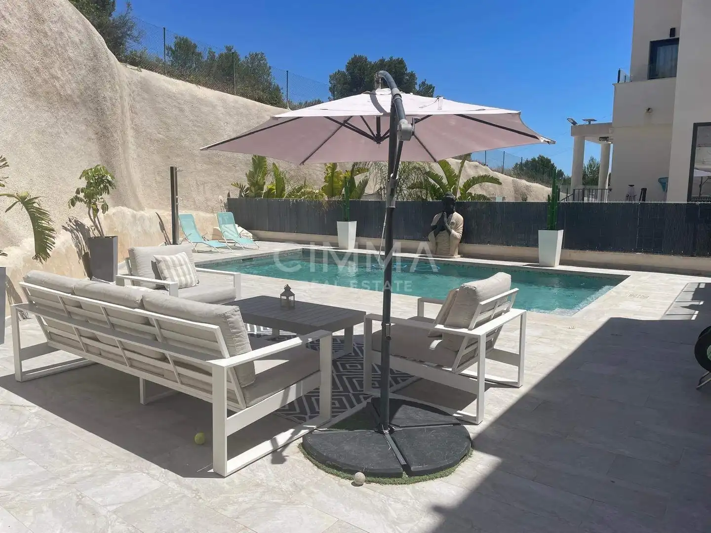 Terraza de Casa o chalet en venta en La Nucia con Aire acondicionado, Calefacción y Jardín privado