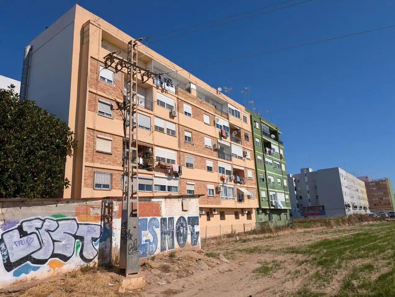Vista exterior de Piso en venta en Valencia