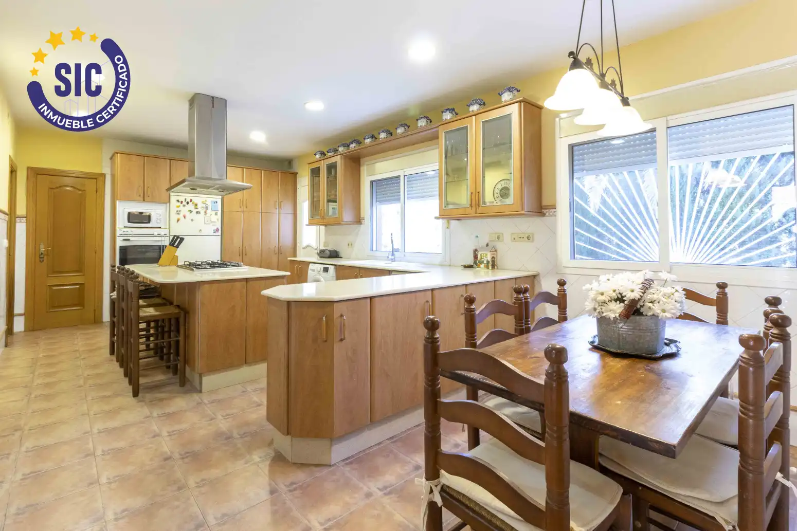 Cocina de Casa o chalet en venta en Torrent con Aire acondicionado, Jardín privado y Terraza