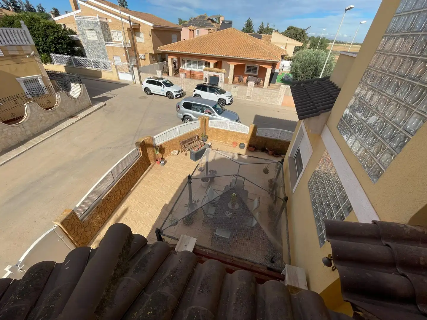 Vista exterior de Casa o chalet en venta en Cartagena con Aire acondicionado, Jardín privado y Terraza