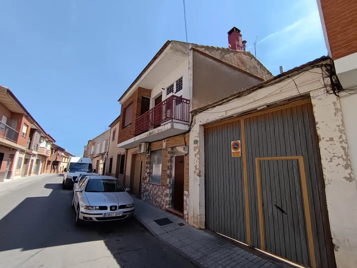 Vista exterior de Casa adosada en venta en Malagón con Balcón
