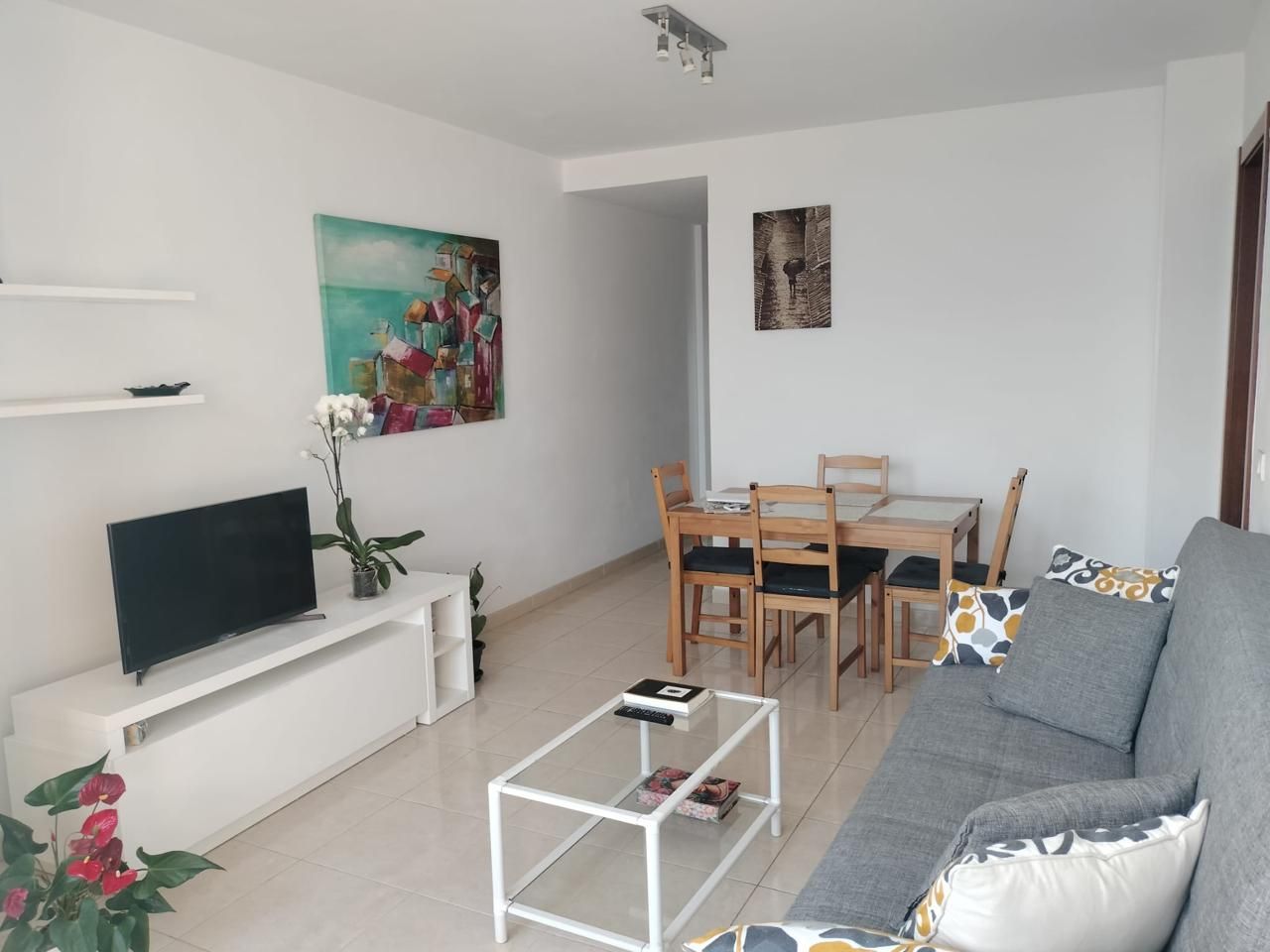 Living room of Apartment to rent in Icod de los Vinos  with Furnished