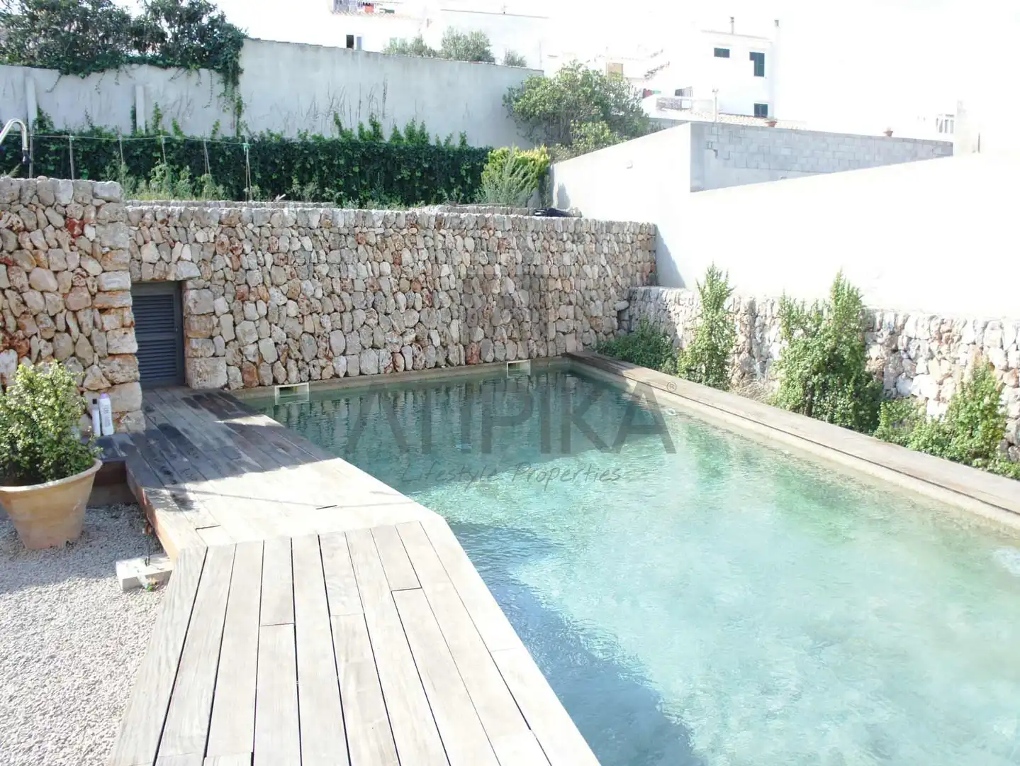 Piscina de Casa o xalet en venda en Maó - Mahón amb Aire condicionat, Calefacció i Terrassa