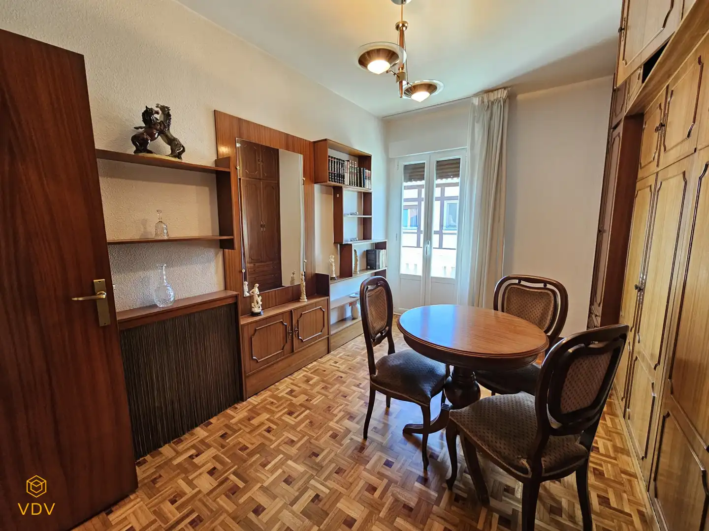 Dining room of Flat for sale in  Pamplona / Iruña  with Heating, Parquet flooring and Storage room