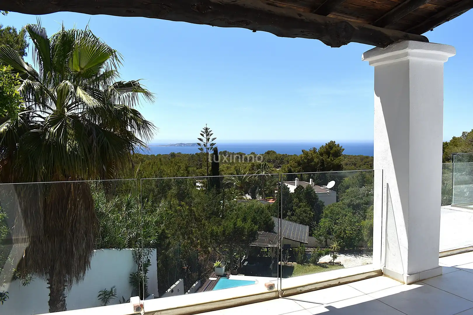 Vista exterior de Casa o chalet en venta en Sant Antoni de Portmany con Aire acondicionado, Terraza y Trastero
