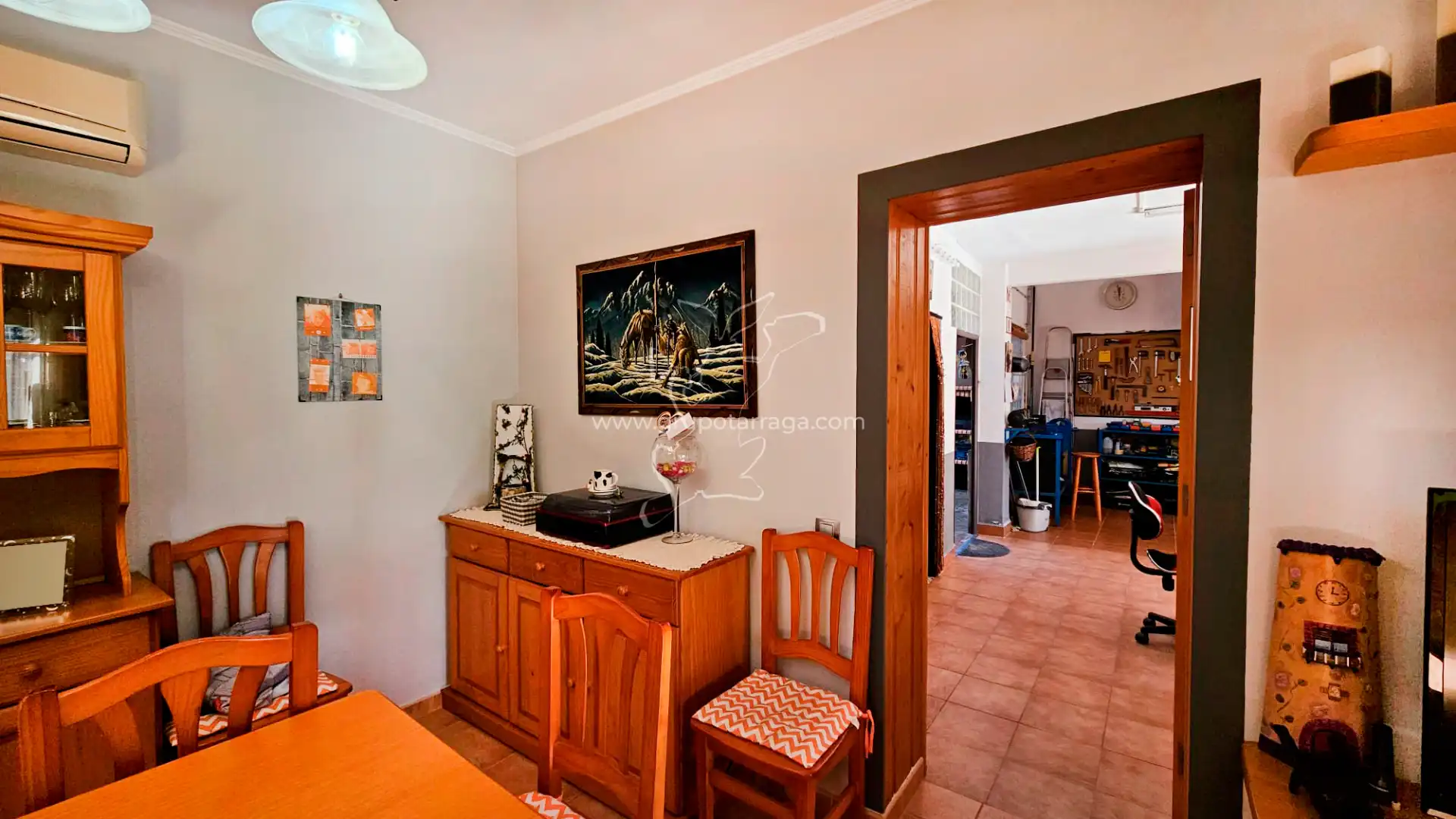 Comedor de Casa o chalet en venta en Lloret de Mar con Aire acondicionado, Jardín privado y Piscina