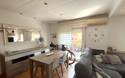 Living room of Flat for sale in Palamós  with Heating, Parquet flooring and Terrace