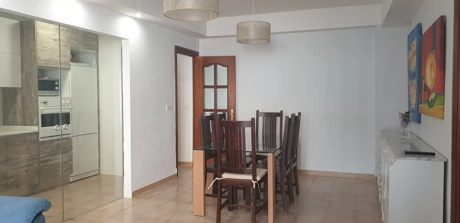 Dining room of Flat for rent in Granada  with Air Conditioner, Heating and Furnished