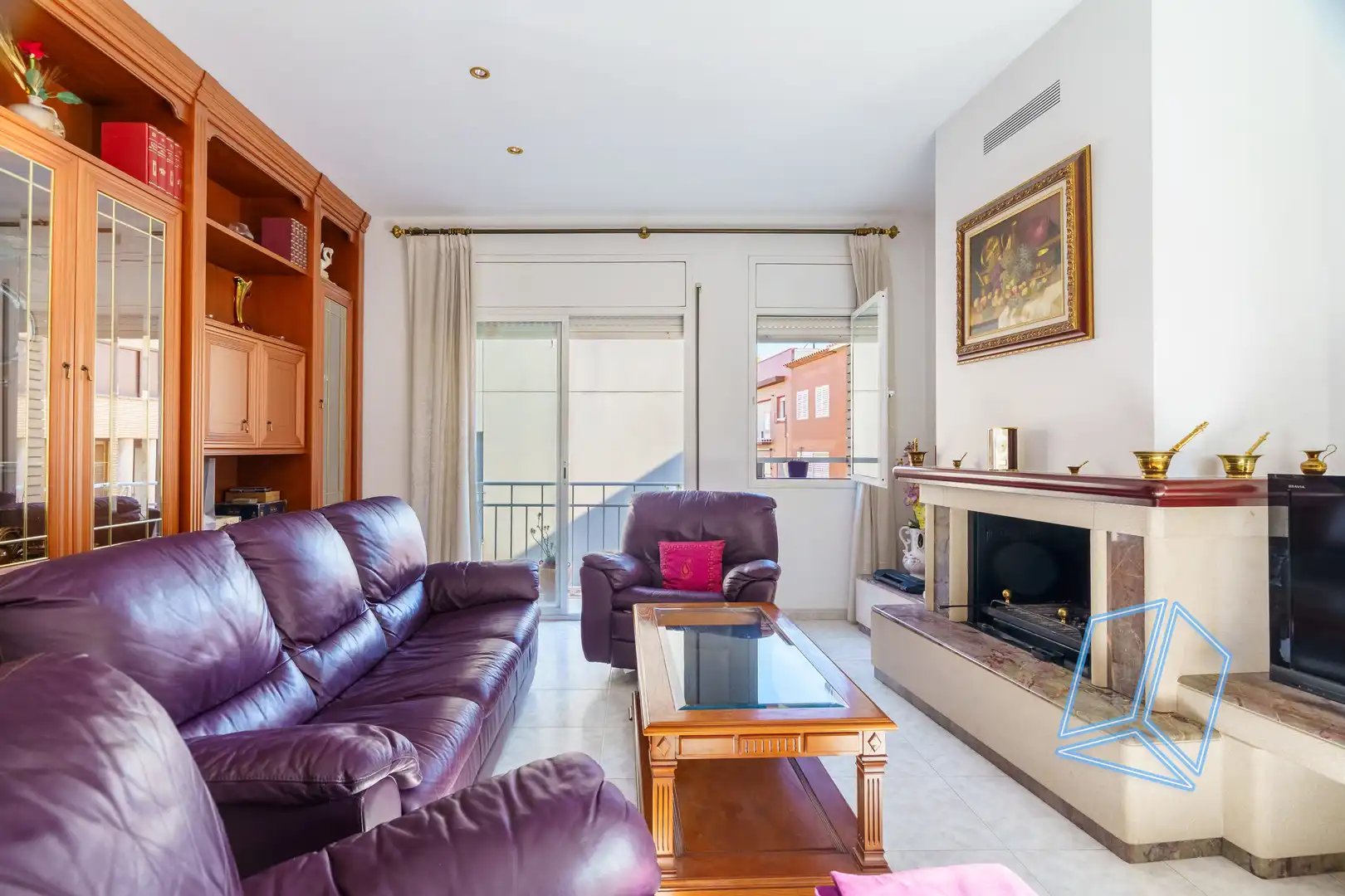 Sala de estar de Casa adosada en venta en Gavà con Terraza y Balcón