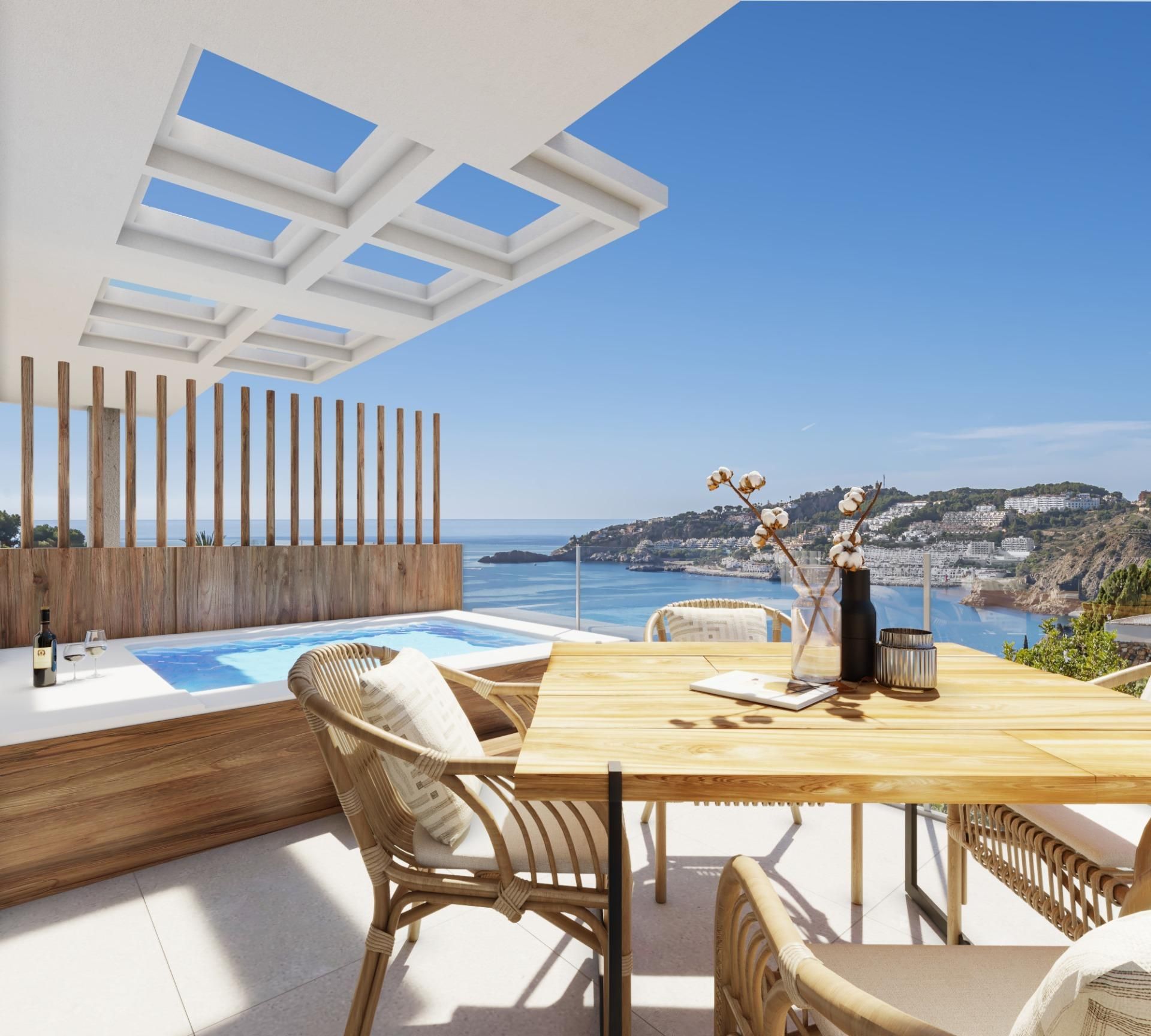 Terrace of Single-family semi-detached for sale in Almuñécar  with Air Conditioner, Terrace and Swimming Pool