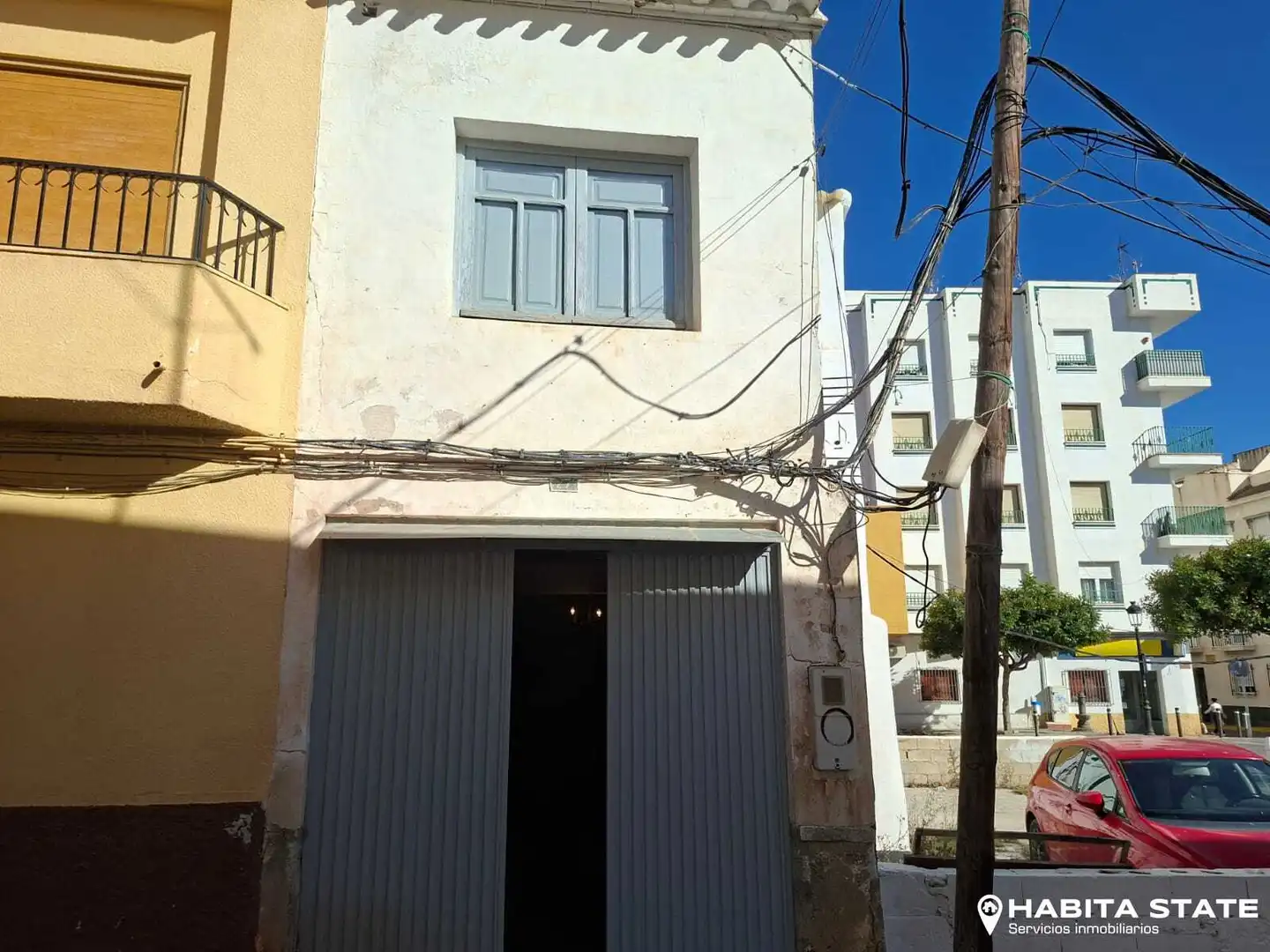 Vista exterior de Casa adosada en venta en Purchena con Amueblado, Lavadora y Balcón
